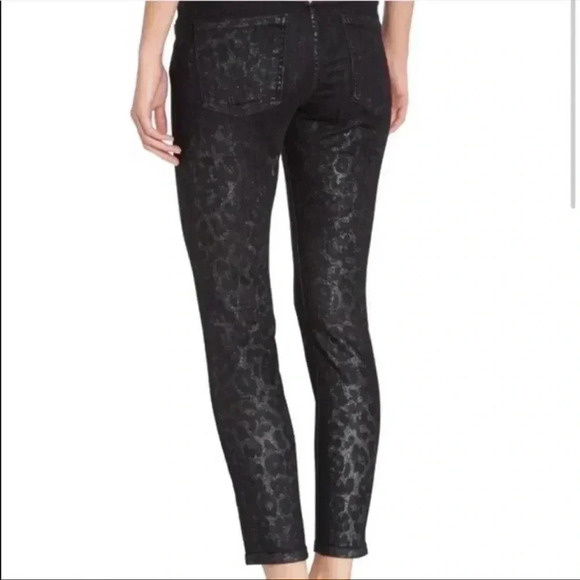 Current/Elliott Stiletto Highland Leopard Jeans Sz 25 - Picture 3 of 9